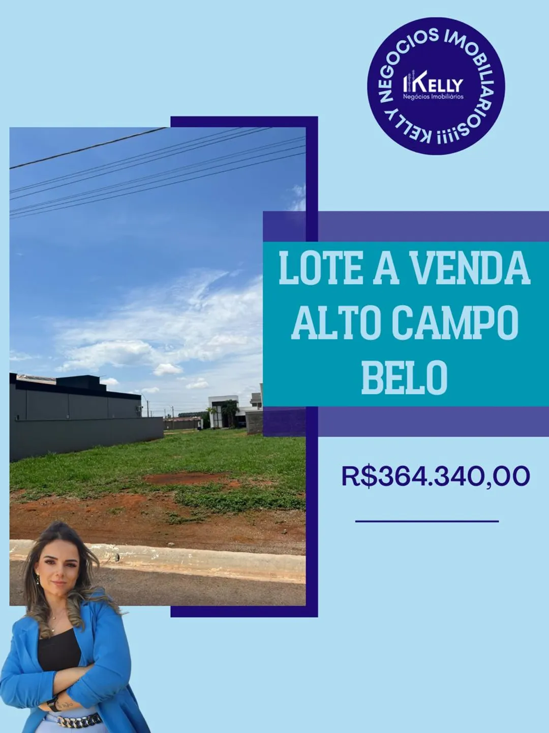 Loteamento à venda no bairro Condomínio Alto Campo Bello